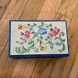 Hand Painted Wooden Box